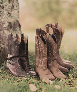 Schuhe Stiefeletten Western-Stiefeletten Cowboy Stil Boots 
