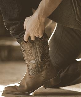 Schuhe Stiefeletten Keil-Stiefeletten Cowboy Stiefeletten 